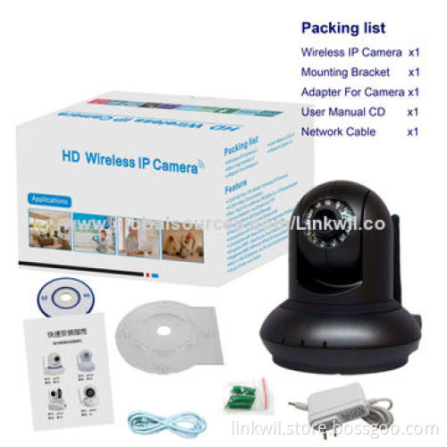 Megapixel IP Camera, Supports SD Card and Remote Pan/Tilt